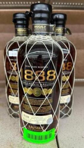 (3) BOTTLES OF 613 BARRICAS RUM
