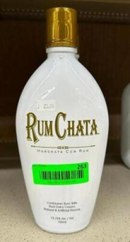 (6) BOTTLES OF HORCHATA CON RON