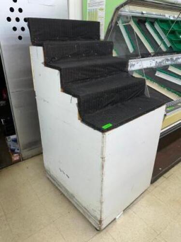 FIVE TIER RISER DISPLAY RACK