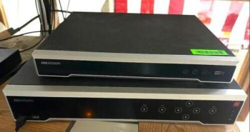 (2) HIKVISION DIGITAL VIDEO RECORDERS W/ CAMERAS
