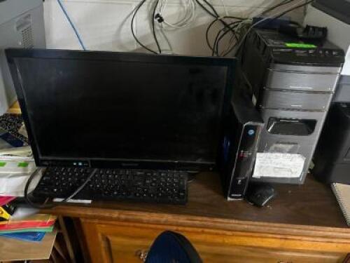 LENOVO COMPUTER W/ MONITOR.