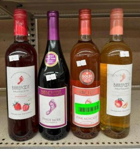 (4) BOTTLES OF ASSORTED WINE