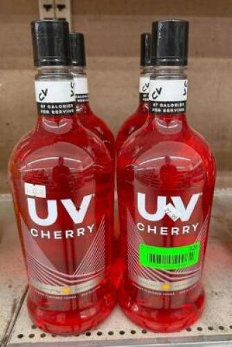 (4) HANDLES OF CHERRY FLAVORED VODKA