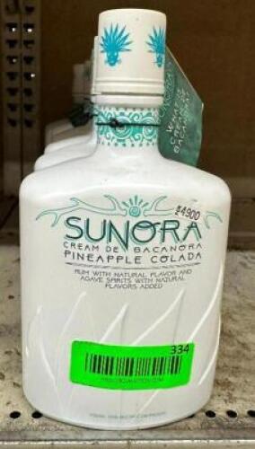 (6) BOTTLES OF CREAM DE BACANORA PINEAPPLE COLADA TEQUILA
