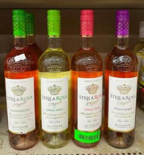 (5) BOTTLES OF ASSORTED FRUIT FLAVORED WINE