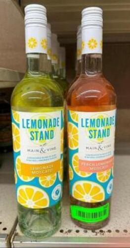 (12) BOTTLES OF LEMONADE FLAVORED MOSCATO