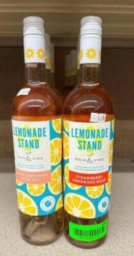 (10) BOTTLES OF LEMONADE FLAVORED MOSCATO AND ROSE