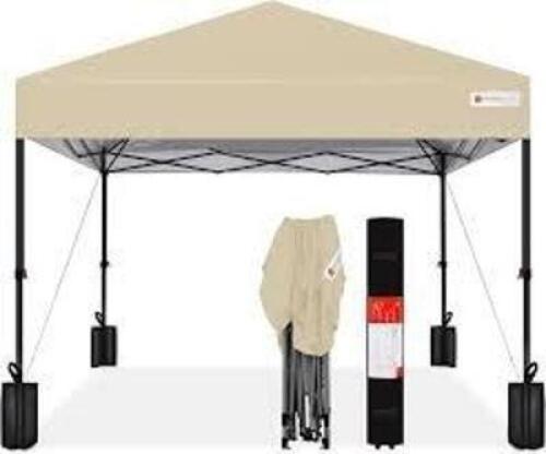 DESCRIPTION: (1) POP UP CANOPY INFORMATION: RED WITH CASE RETAIL$: $94.99 EA QTY: 1