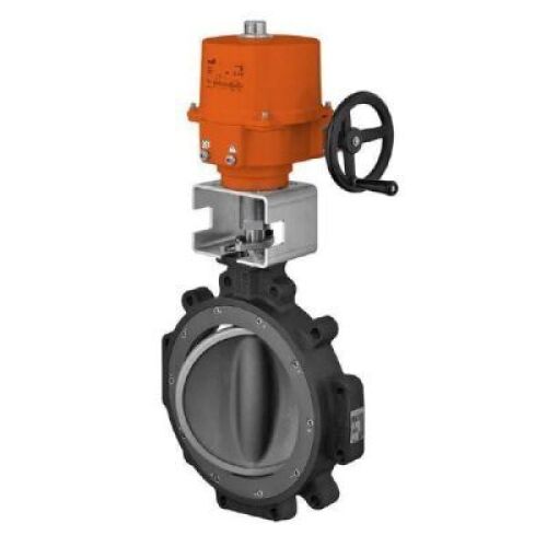 DESCRIPTION: (1) BUTTERFLY VALVE WITH ROTARY BRAND/MODEL: BELIMO #SY4-24P INFORMATION: SEE INSPECTION RETAIL$: $2075.85 EA QTY: 1