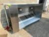 CAPTIVE AIRE 7' STAINLESS EXHAUST HOOD W/ 12" FIRE BOX.