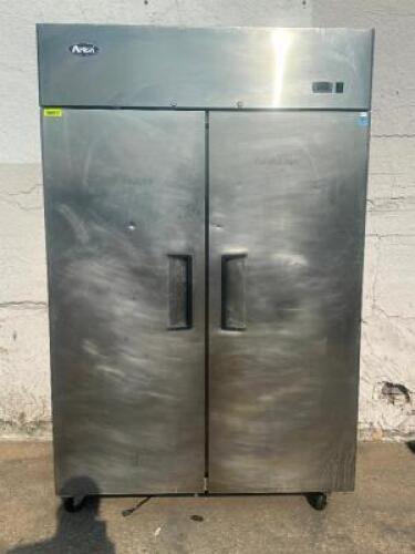 ATOSA TWO DOOR REACH IN FREEZER.