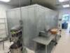 19' X 10' WALK IN COOLER W/ THREE GLASS DOOR MERCHANDISER FRONT AND SIDE MAN DOOR. - 2