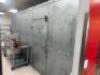 19' X 10' WALK IN COOLER W/ THREE GLASS DOOR MERCHANDISER FRONT AND SIDE MAN DOOR. - 3