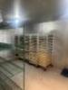 19' X 10' WALK IN COOLER W/ THREE GLASS DOOR MERCHANDISER FRONT AND SIDE MAN DOOR. - 5