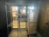 19' X 10' WALK IN COOLER W/ THREE GLASS DOOR MERCHANDISER FRONT AND SIDE MAN DOOR. - 7