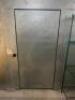 19' X 10' WALK IN COOLER W/ THREE GLASS DOOR MERCHANDISER FRONT AND SIDE MAN DOOR. - 8