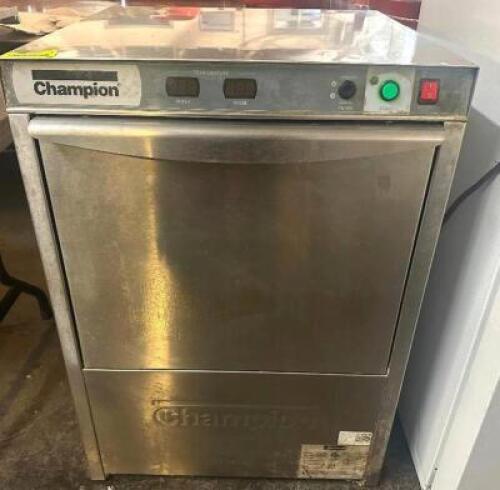 CHAMPION HIGH TEMP UNDER COUNTER DISHWASHER