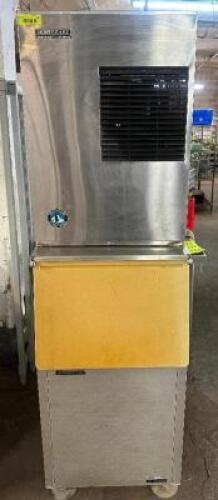 HOSHIZAKI 450 LB. WATER COOLED ICE HEAD WITH STORAGE BIN