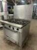 SOUTHBEND SIX BURNER GAS RANGE W/ LOWER OVEN - 2
