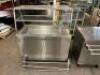 (2) PIECE STAINLESS COLD TABLE BUFFET AND CHECK OUT KIOSK COUNTER. - 2