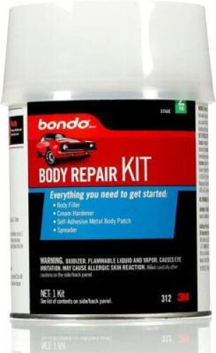 DESCRIPTION: (2) BODY REPAIR KIT BRAND/MODEL: BONDO #00312 RETAIL$: $20.00 EA QTY: 2