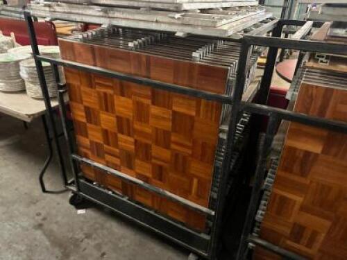 (32) 30" X 30" DANCE FLOOR PANELS. 200 SQUARE FEET.