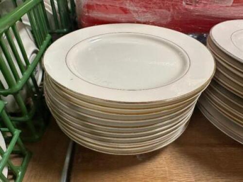 (20) 9.5" HOMER LAUGHLIN CHINA PLATES