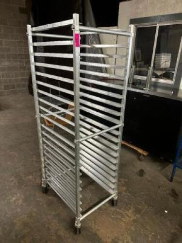TWENTY PAN FRONT LOAD TRAY RACK