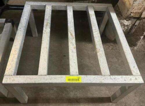 24" X 24" ALUMINUM DUNNAGE RACK