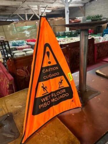 COLLAPSABLE WET FLOOR CONE.