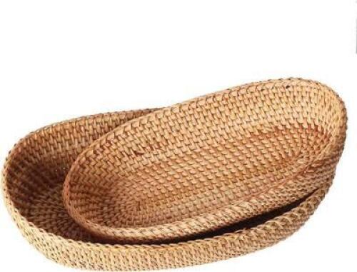 (12) PRONTO OVAL BREAD BASKETS.