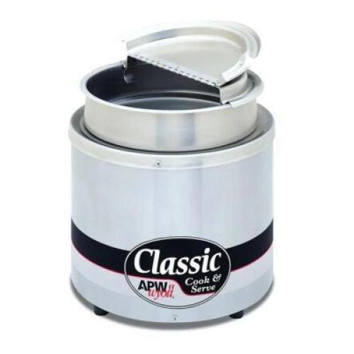 APW CLASSIC COOK AND SERVER CROCK WARMER ( NEW )