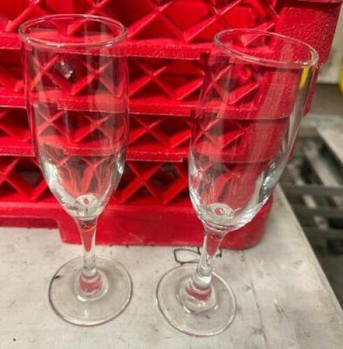 (28) CHAMPAGNE GLASSES