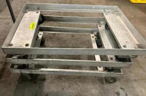 (3) SHEET PAN / DOUGH BOX DOLLYS.