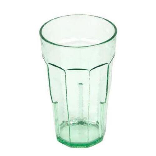 (36) LAGUNA GREEN PLASTIC 16 OZ TUMBLERS