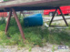 DESCRIPTION: (3) PLATFORMS AND STEEL SAWHORSES SIZE: SEE PHOTOS FOR SIZES LOCATION: LOT QTY: 1 - 8