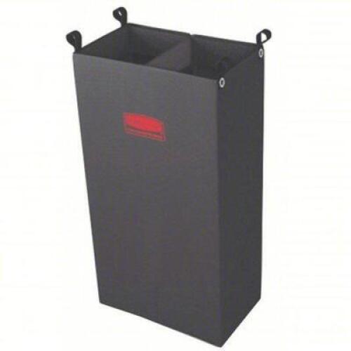 DESCRIPTION: (2) REPLACEMENT BAG BRAND/MODEL: RUBBERMAID COMMERCIAL PRODUCTS INFORMATION: BLACK, FABRIC SIZE: 33" H X 17-1/2" W X 10" D RETAIL$: $80.8