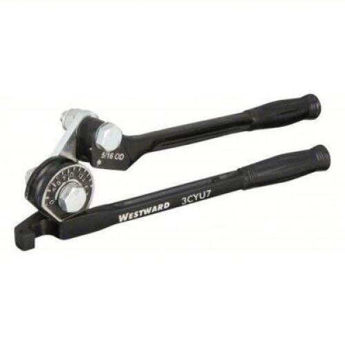 DESCRIPTION: (6) TUBE BENDER BRAND/MODEL: WESTWARD #3CYU7 INFORMATION: ALUMINUM / COPPER SIZE: 0-180 DEGREES, 11/16" RETAIL$: $16.01 EA QTY: 6