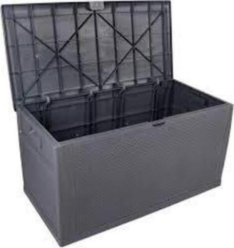 DESCRIPTION: (1) OUTDOOR STORAGE CONTAINERBRAND/MODEL: YITAHOME #FTPLDB-0161SIZE:&nbsp;55.3"L x 26.6"W x 23.4"HRETAIL$: $76.99 EAQTY: 1