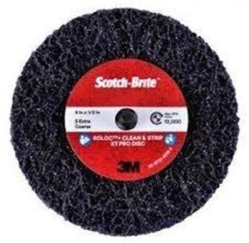 DESCRIPTION: (4) BOXES OF (10) CLEAN & STRIP PRO DISC BRAND/MODEL: 3M #21542 SCOTCH-BRITE INFORMATION: RELOC SIZE: 4" RETAIL$: $18.89 EA QTY: 4