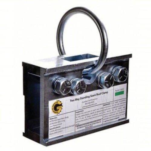 DESCRIPTION: (1) STANDING SEAM ROOF CLAMP BRAND/MODEL: GUARDIAN #40D497 RETAIL$: $312.56 EA QTY: 1