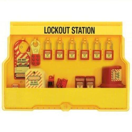 DESCRIPTION: (1) LOCKOUT STATION BRAND/MODEL: MASTER LOCK #2CJL5 INFORMATION: 20 COMPONENTS INCLUDED, ELECTRICAL, LOCKOUT STATION RETAIL$: $520.46 EA