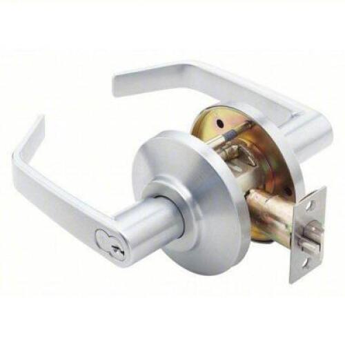 DESCRIPTION: (1) DOOR LOCKSET BRAND/MODEL: BEST #49M861 INFORMATION: CHROME, ADA COMPLIANT RETAIL$: $305.27 EA QTY: 1