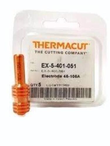 DESCRIPTION: (5) ELECTRODE NOZZLES BRAND/MODEL: THERMACUT #T-10181 RETAIL$: $24.01 EA QTY: 5