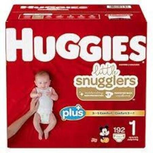 DESCRIPTION: (1) LITTLE SNUGGLERS DIAPERS BRAND/MODEL: HUGGIES PLUS INFORMATION: 20 DIAPERS SIZE: SIZE 1 RETAIL$: $45.22 EA QTY: 1