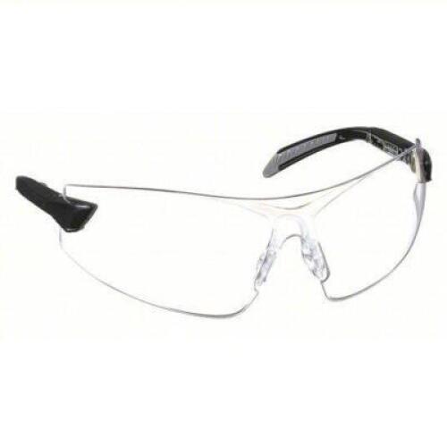 DESCRIPTION: (24) PAIRS OF SAFETY GLASSES BRAND/MODEL: BOUTON OPTICAL #36MY36 INFORMATION: CLEAR LENS, BLACK/GRAY FRAMES, FRAMELESS RETAIL$: $11.74 PE