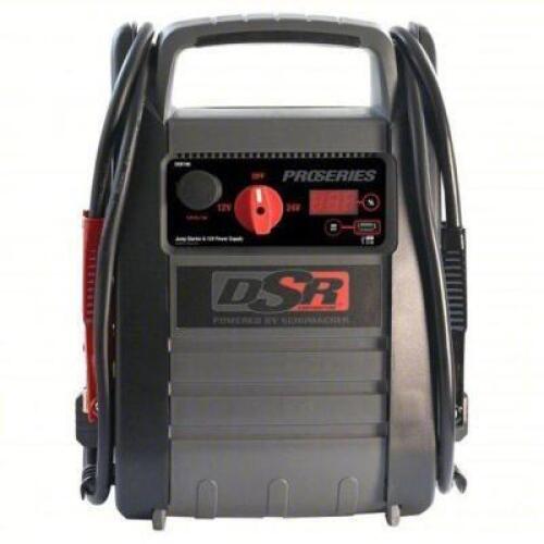 DESCRIPTION: (1) JUMP STARTER BRAND/MODEL: SCHUMACHER ELECTRIC #DSR166 INFORMATION: BOOSTING FOR 12V DC, INTERNAL 2 A CHARGER RETAIL$: $759.77 EA QTY: