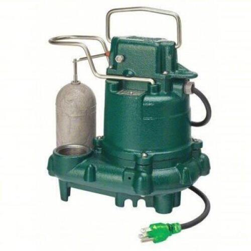DESCRIPTION: (1) SUBMERSIBLE PUMP BRAND/MODEL: ZOELLER #436R35 INFORMATION: GREEN, 3/10, VERTICAL FLOAT, 34 GPM FLOW RATE @ 10 FT. OF HEAD, INTEGRAL R