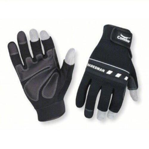 DESCRIPTION: (12) PAIRS OF MECHANICS GLOVES BRAND/MODEL: CONDOR #2XRW6 INFORMATION: BLACK, 3 FINGERS SIZE: 2XL RETAIL$: $21.59 EA QTY: 12