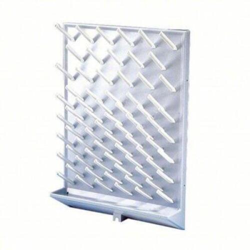 DESCRIPTION: (2) LABORATORY DRYING RACK BRAND/MODEL: 3KVF5 SIZE: 24 in Overall Ht, 17 in Overall Wd, 17 in Overall Lg, Wall, 72 Pegs RETAIL$: $456.16